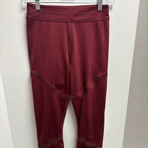 Fabletics Compression Pants - Burgandy - Size S - 1487